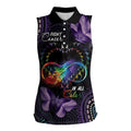 Australia Aboriginal Dot Arts Women Sleeveless Polo Shirt Fight Cancer In All Colors