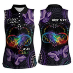 Australia Aboriginal Dot Arts Women Sleeveless Polo Shirt Fight Cancer In All Colors