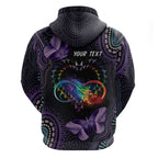 Australia Aboriginal Dot Arts Zip Hoodie Fight Cancer In All Colors