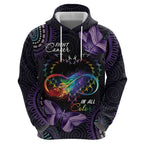 Australia Aboriginal Dot Arts Zip Hoodie Fight Cancer In All Colors