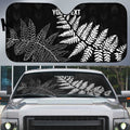 New Zealand Lawn Bowls Personalized Auto Sun Shade Wrap-Around Silver Fern - Aussie Hoodie