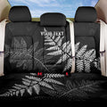 New Zealand Lawn Bowls Personalized Back Car Seat Cover Wrap-Around Silver Fern - Aussie Hoodie