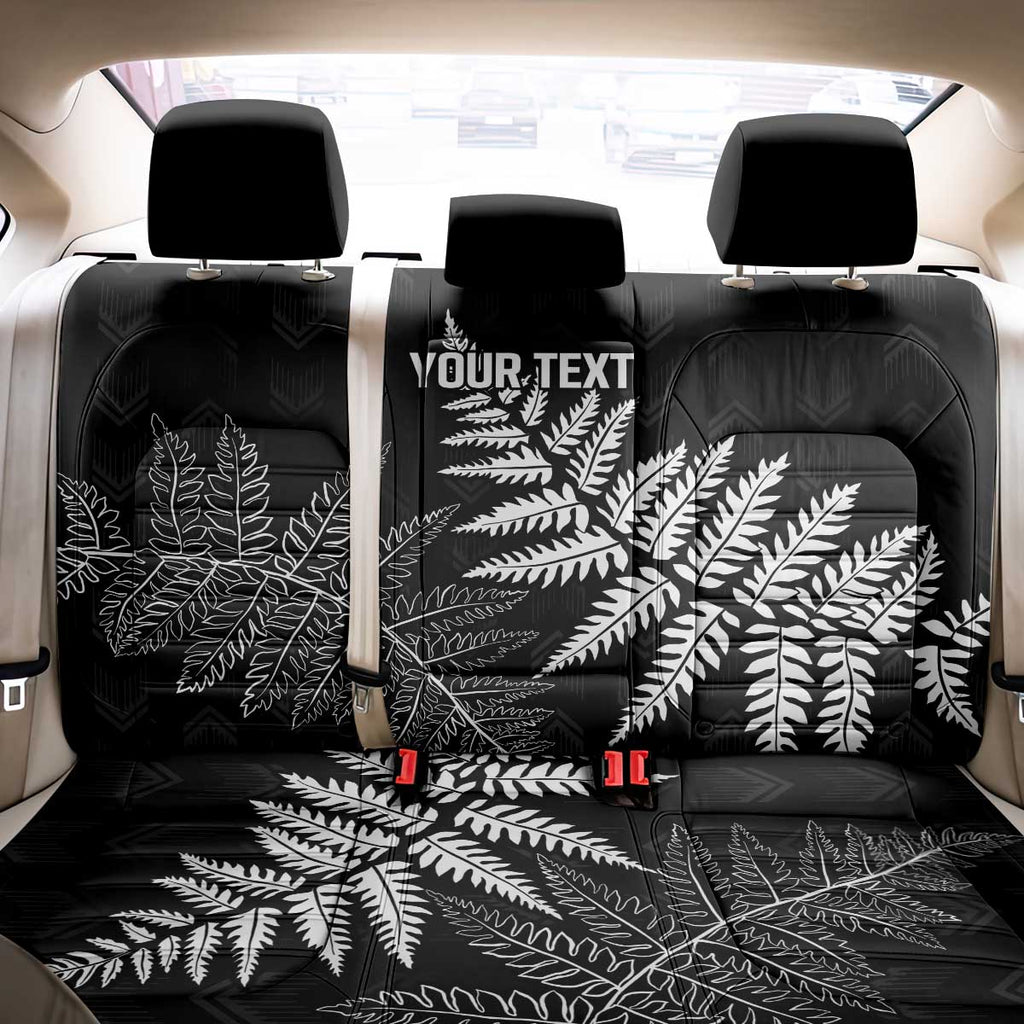 New Zealand Lawn Bowls Personalized Back Car Seat Cover Wrap-Around Silver Fern - Aussie Hoodie
