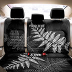 New Zealand Lawn Bowls Personalized Back Car Seat Cover Wrap-Around Silver Fern - Aussie Hoodie