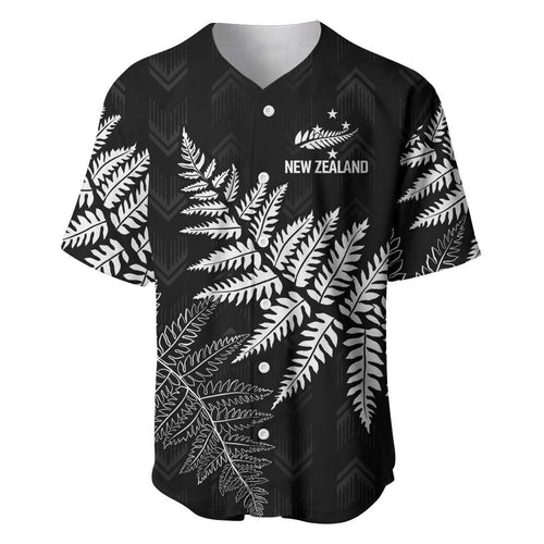 New Zealand Lawn Bowls Personalized Baseball Jersey Wrap-Around Silver Fern - Aussie Hoodie