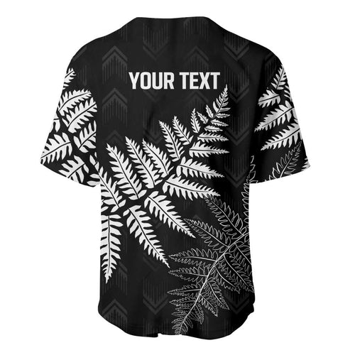 New Zealand Lawn Bowls Personalized Baseball Jersey Wrap-Around Silver Fern - Aussie Hoodie