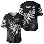 New Zealand Lawn Bowls Personalized Baseball Jersey Wrap-Around Silver Fern - Aussie Hoodie