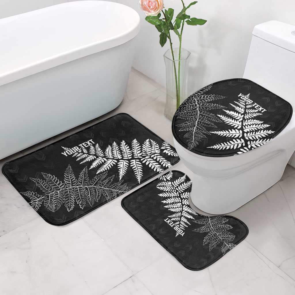 New Zealand Lawn Bowls Personalized Bathroom Set Wrap-Around Silver Fern - Aussie Hoodie