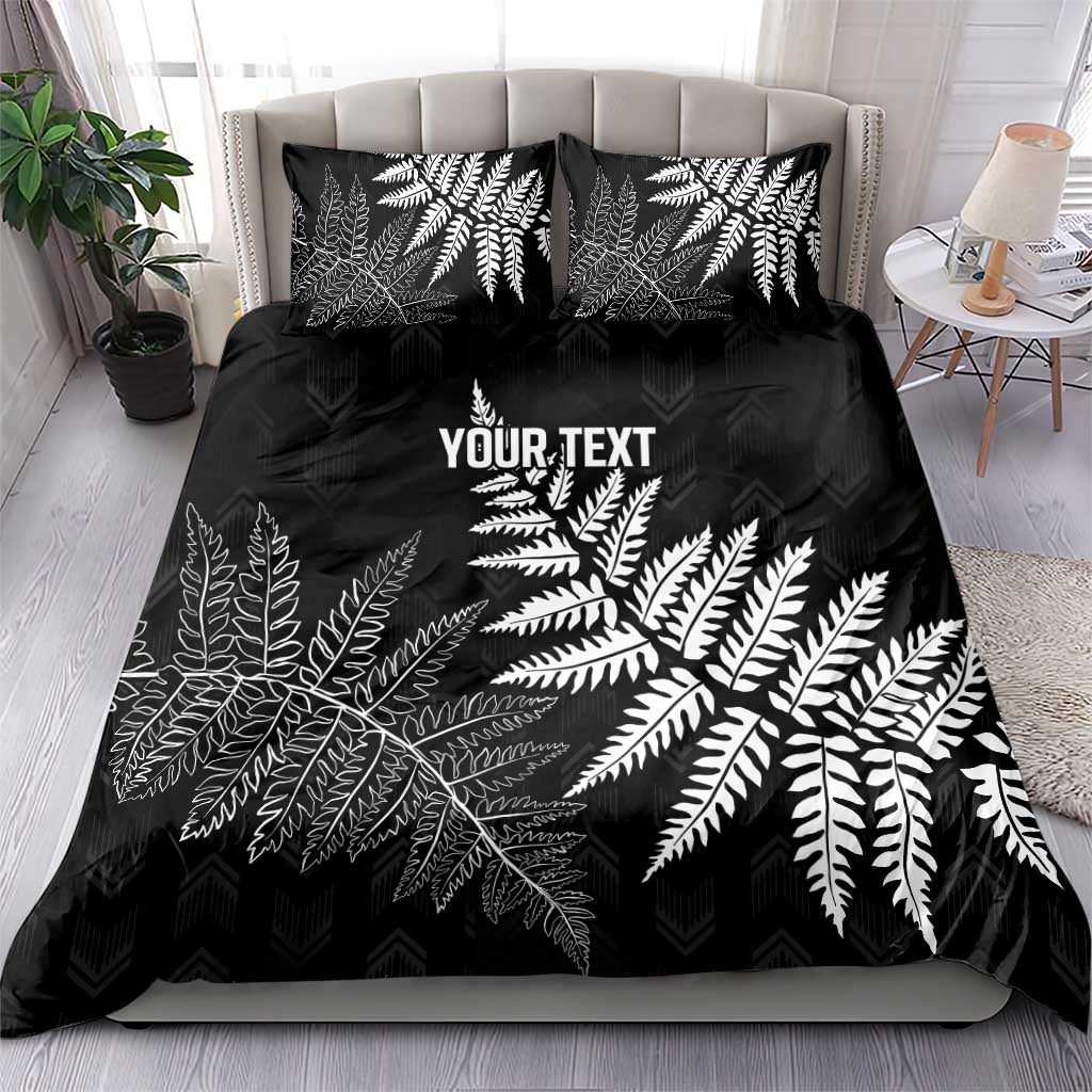 New Zealand Lawn Bowls Personalized Bedding Set Wrap-Around Silver Fern - Aussie Hoodie