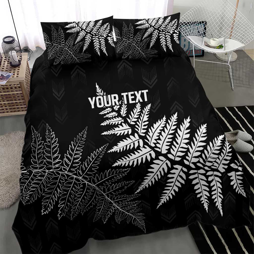 New Zealand Lawn Bowls Personalized Bedding Set Wrap-Around Silver Fern - Aussie Hoodie