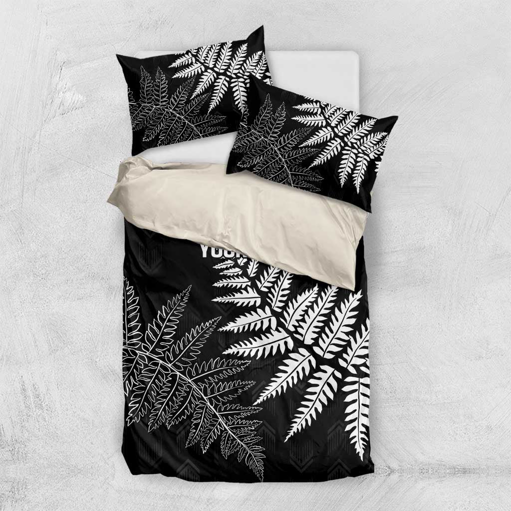 New Zealand Lawn Bowls Personalized Bedding Set Wrap-Around Silver Fern - Aussie Hoodie