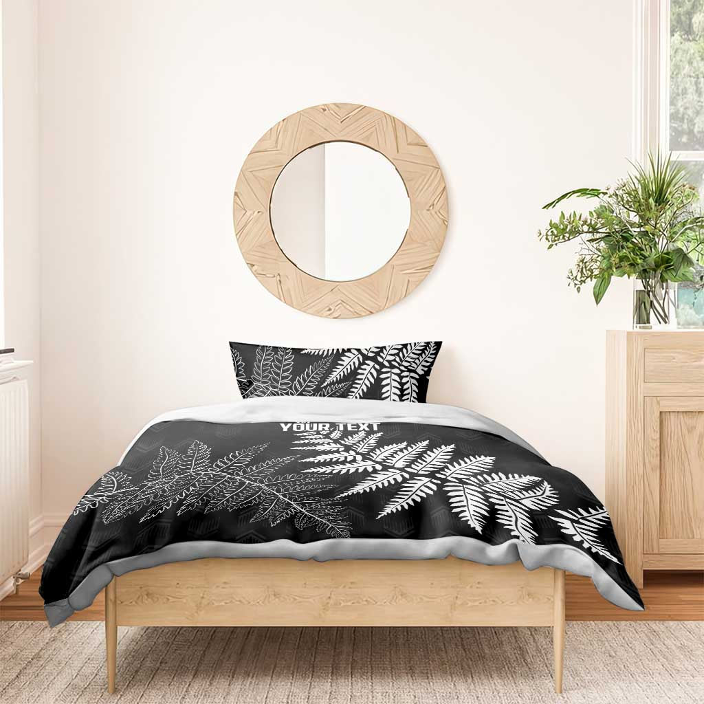 New Zealand Lawn Bowls Personalized Bedding Set Wrap-Around Silver Fern - Aussie Hoodie