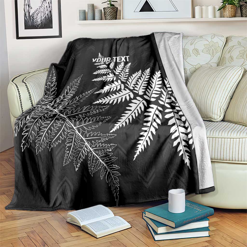 New Zealand Lawn Bowls Personalized Blanket Wrap-Around Silver Fern - Aussie Hoodie
