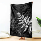 New Zealand Lawn Bowls Personalized Blanket Wrap-Around Silver Fern - Aussie Hoodie