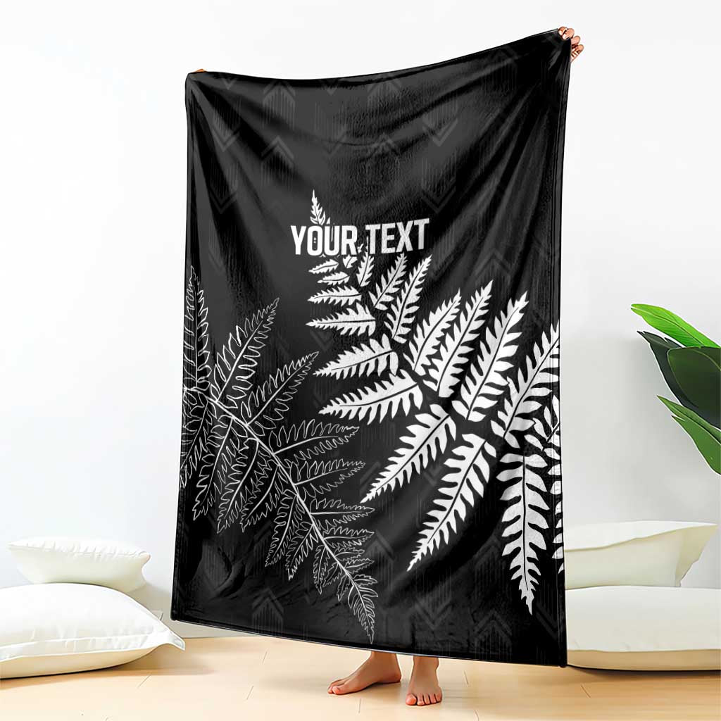 New Zealand Lawn Bowls Personalized Blanket Wrap-Around Silver Fern - Aussie Hoodie