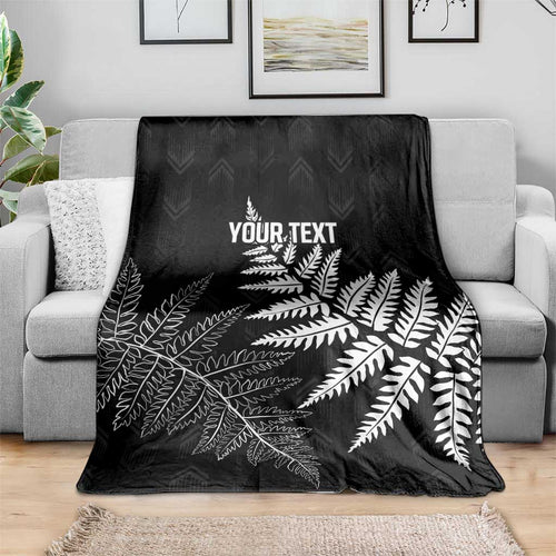 New Zealand Lawn Bowls Personalized Blanket Wrap-Around Silver Fern - Aussie Hoodie