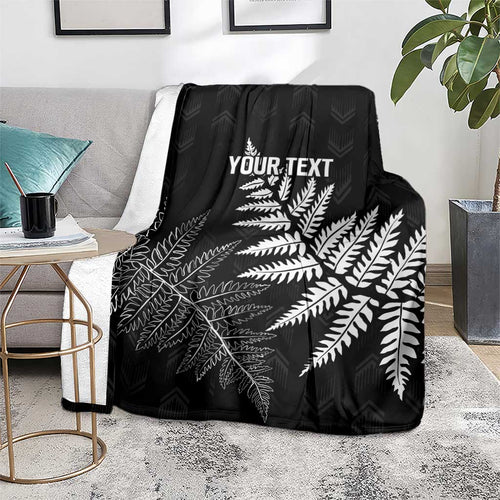 New Zealand Lawn Bowls Personalized Blanket Wrap-Around Silver Fern - Aussie Hoodie