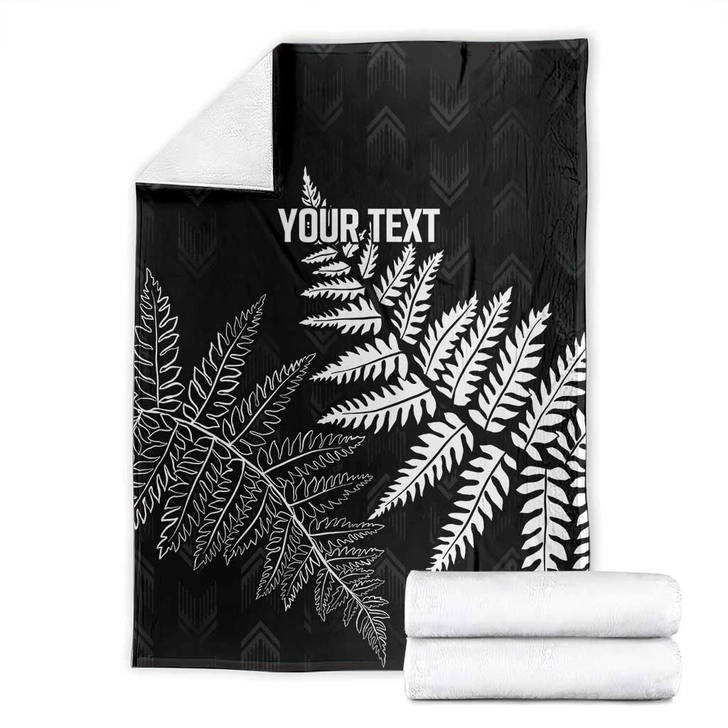 New Zealand Lawn Bowls Personalized Blanket Wrap-Around Silver Fern - Aussie Hoodie