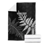 New Zealand Lawn Bowls Personalized Blanket Wrap-Around Silver Fern - Aussie Hoodie