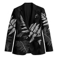 New Zealand Lawn Bowls Personalized Blazer Wrap-Around Silver Fern - Aussie Hoodie
