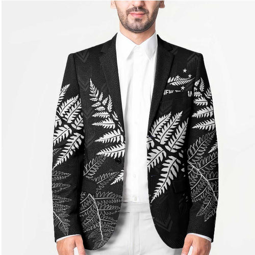 New Zealand Lawn Bowls Personalized Blazer Wrap-Around Silver Fern - Aussie Hoodie