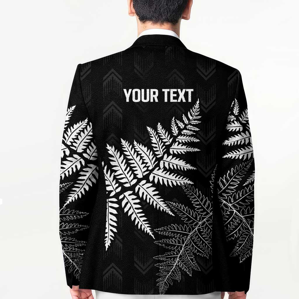 New Zealand Lawn Bowls Personalized Blazer Wrap-Around Silver Fern - Aussie Hoodie