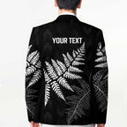 New Zealand Lawn Bowls Personalized Blazer Wrap-Around Silver Fern - Aussie Hoodie