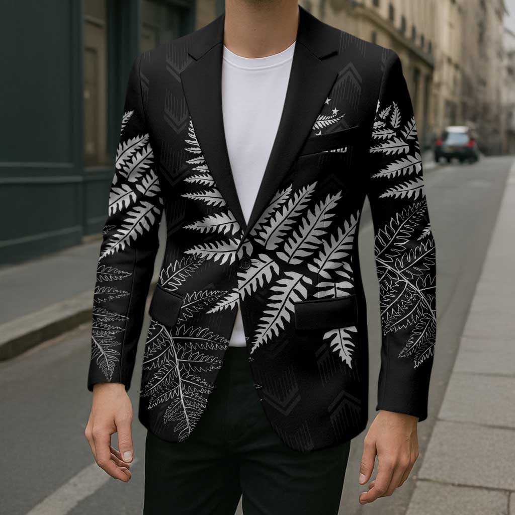 New Zealand Lawn Bowls Personalized Blazer Wrap-Around Silver Fern - Aussie Hoodie