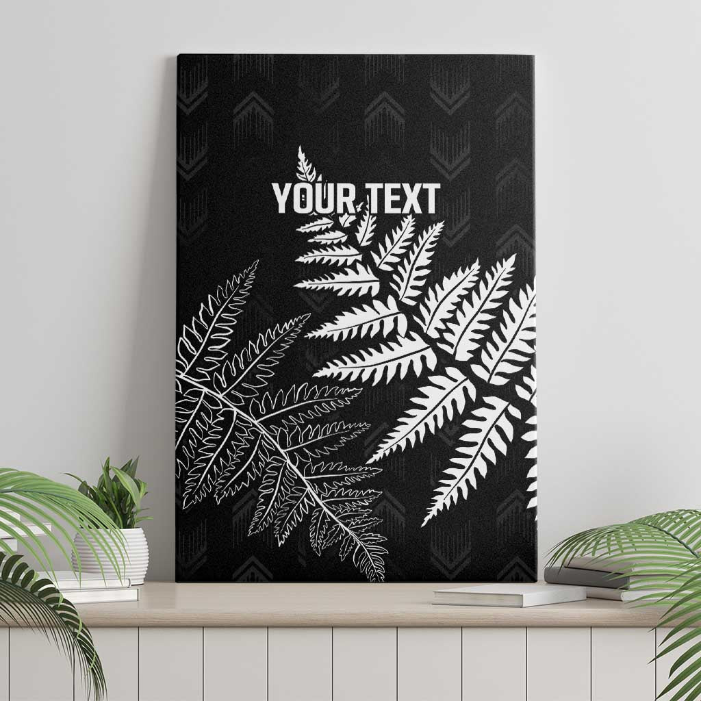 New Zealand Lawn Bowls Personalized Canvas Wall Art Wrap-Around Silver Fern - Aussie Hoodie