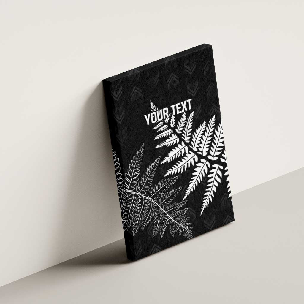 New Zealand Lawn Bowls Personalized Canvas Wall Art Wrap-Around Silver Fern - Aussie Hoodie