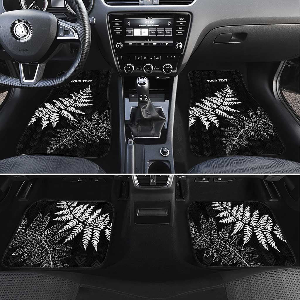 New Zealand Lawn Bowls Personalized Car Mats Wrap-Around Silver Fern - Aussie Hoodie