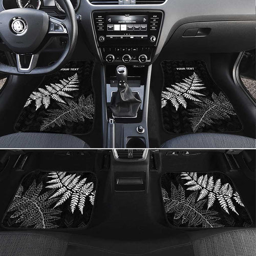 New Zealand Lawn Bowls Personalized Car Mats Wrap-Around Silver Fern - Aussie Hoodie