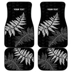 New Zealand Lawn Bowls Personalized Car Mats Wrap-Around Silver Fern - Aussie Hoodie