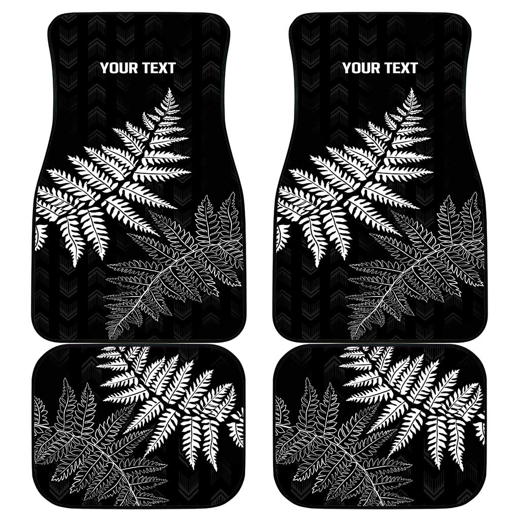 New Zealand Lawn Bowls Personalized Car Mats Wrap-Around Silver Fern - Aussie Hoodie