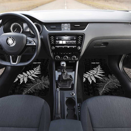 New Zealand Lawn Bowls Personalized Car Mats Wrap-Around Silver Fern - Aussie Hoodie