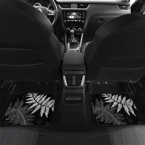 New Zealand Lawn Bowls Personalized Car Mats Wrap-Around Silver Fern - Aussie Hoodie
