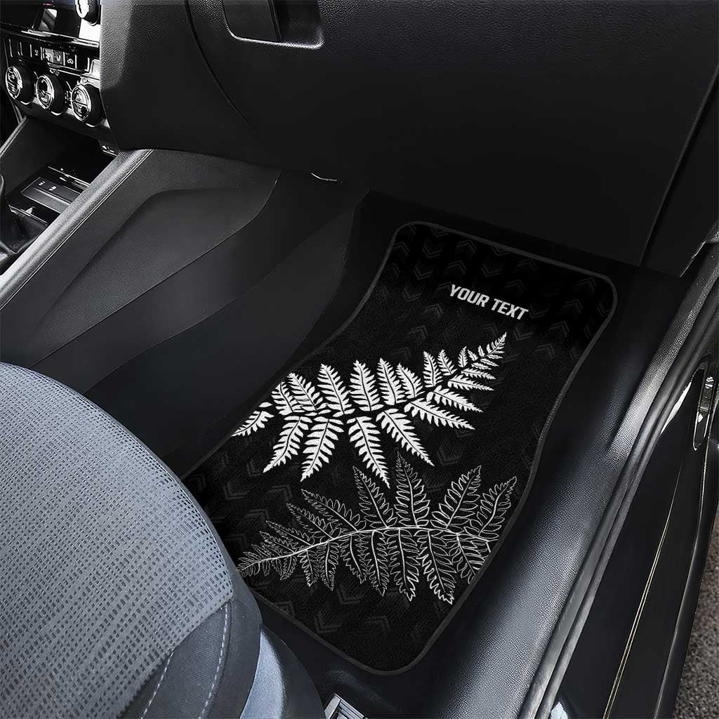 New Zealand Lawn Bowls Personalized Car Mats Wrap-Around Silver Fern - Aussie Hoodie