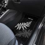 New Zealand Lawn Bowls Personalized Car Mats Wrap-Around Silver Fern - Aussie Hoodie