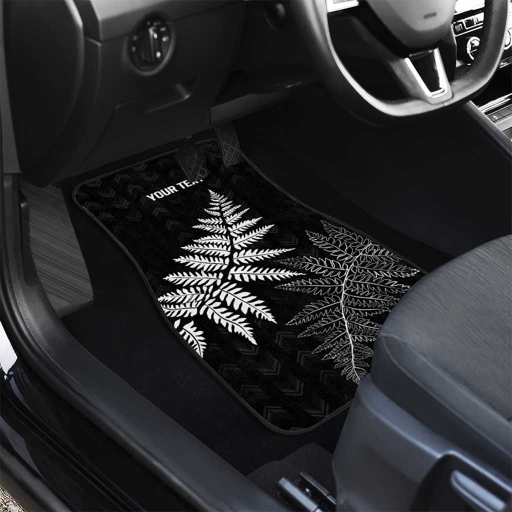 New Zealand Lawn Bowls Personalized Car Mats Wrap-Around Silver Fern - Aussie Hoodie