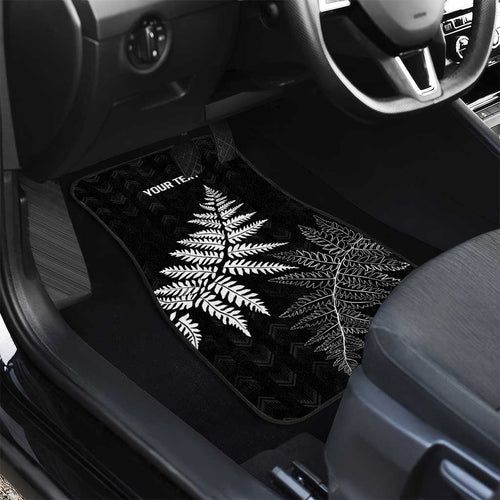 New Zealand Lawn Bowls Personalized Car Mats Wrap-Around Silver Fern - Aussie Hoodie