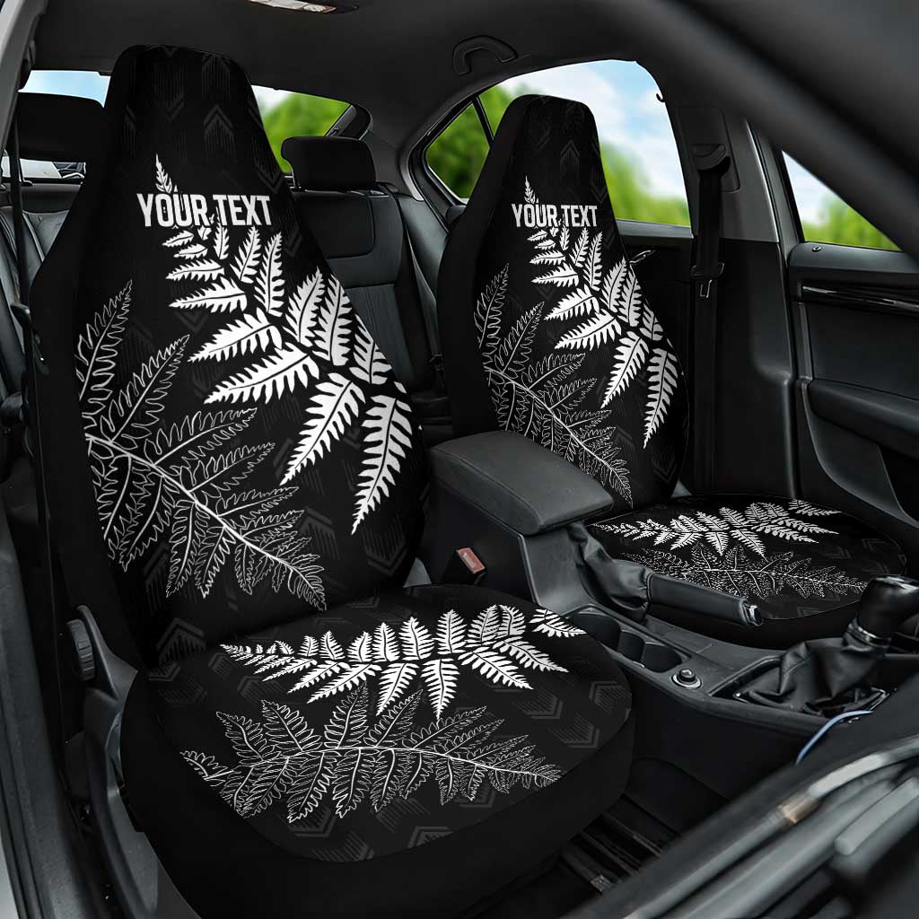 New Zealand Lawn Bowls Personalized Car Seat Cover Wrap-Around Silver Fern - Aussie Hoodie