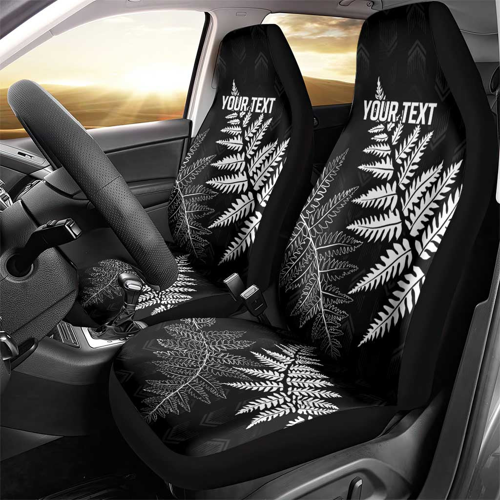 New Zealand Lawn Bowls Personalized Car Seat Cover Wrap-Around Silver Fern - Aussie Hoodie