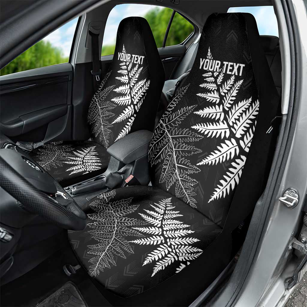 New Zealand Lawn Bowls Personalized Car Seat Cover Wrap-Around Silver Fern - Aussie Hoodie