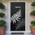 New Zealand Lawn Bowls Personalized Door Cover Wrap-Around Silver Fern - Aussie Hoodie