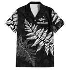 New Zealand Lawn Bowls Personalized Family Matching Off The Shoulder Long Sleeve Dress and Hawaiian Shirt Wrap-Around Silver Fern - Aussie Hoodie