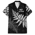 New Zealand Lawn Bowls Personalized Family Matching Off Shoulder Maxi Dress and Hawaiian Shirt Wrap-Around Silver Fern - Aussie Hoodie