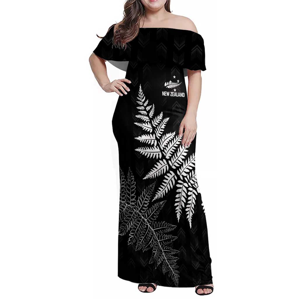New Zealand Lawn Bowls Personalized Family Matching Off Shoulder Maxi Dress and Hawaiian Shirt Wrap-Around Silver Fern - Aussie Hoodie