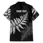 New Zealand Lawn Bowls Personalized Family Matching Off Shoulder Short Dress and Hawaiian Shirt Wrap-Around Silver Fern - Aussie Hoodie