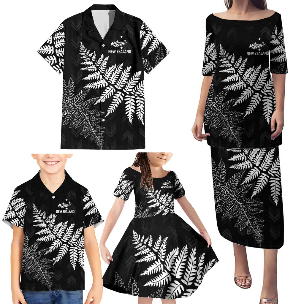New Zealand Lawn Bowls Personalized Family Matching Puletasi and Hawaiian Shirt Wrap-Around Silver Fern - Aussie Hoodie