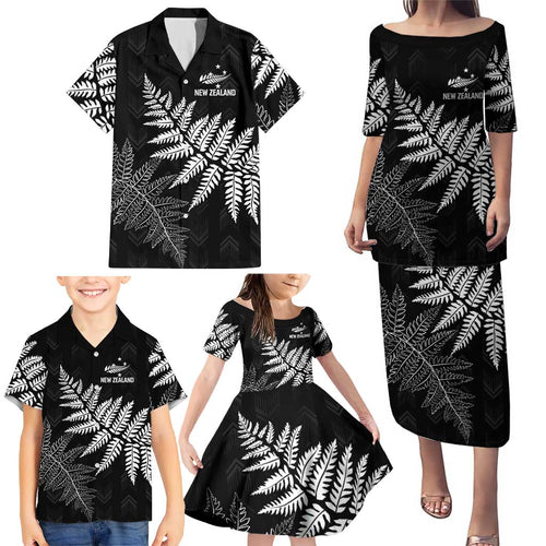 New Zealand Lawn Bowls Personalized Family Matching Puletasi and Hawaiian Shirt Wrap-Around Silver Fern - Aussie Hoodie